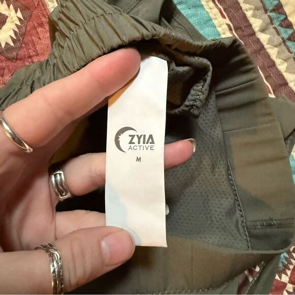 ZYIA active green shorts size medium - Picture 2 of 6